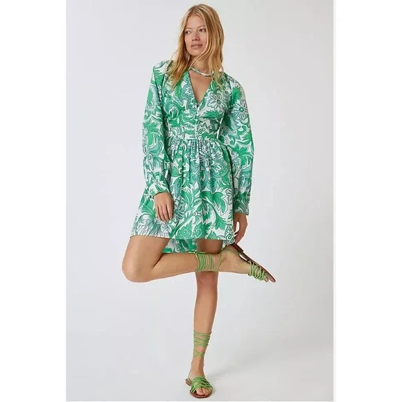 green spring mini dress Emerald Elegance Mini Dress main image 0